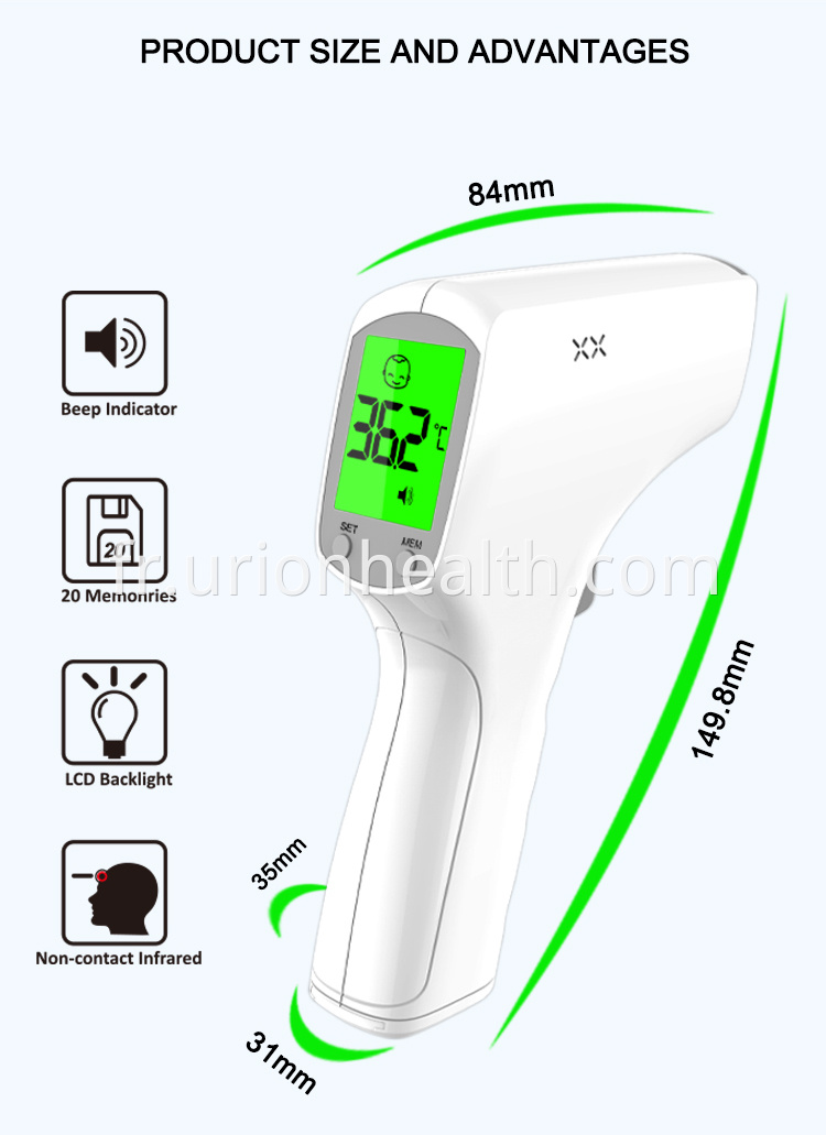 How much thermometer gun